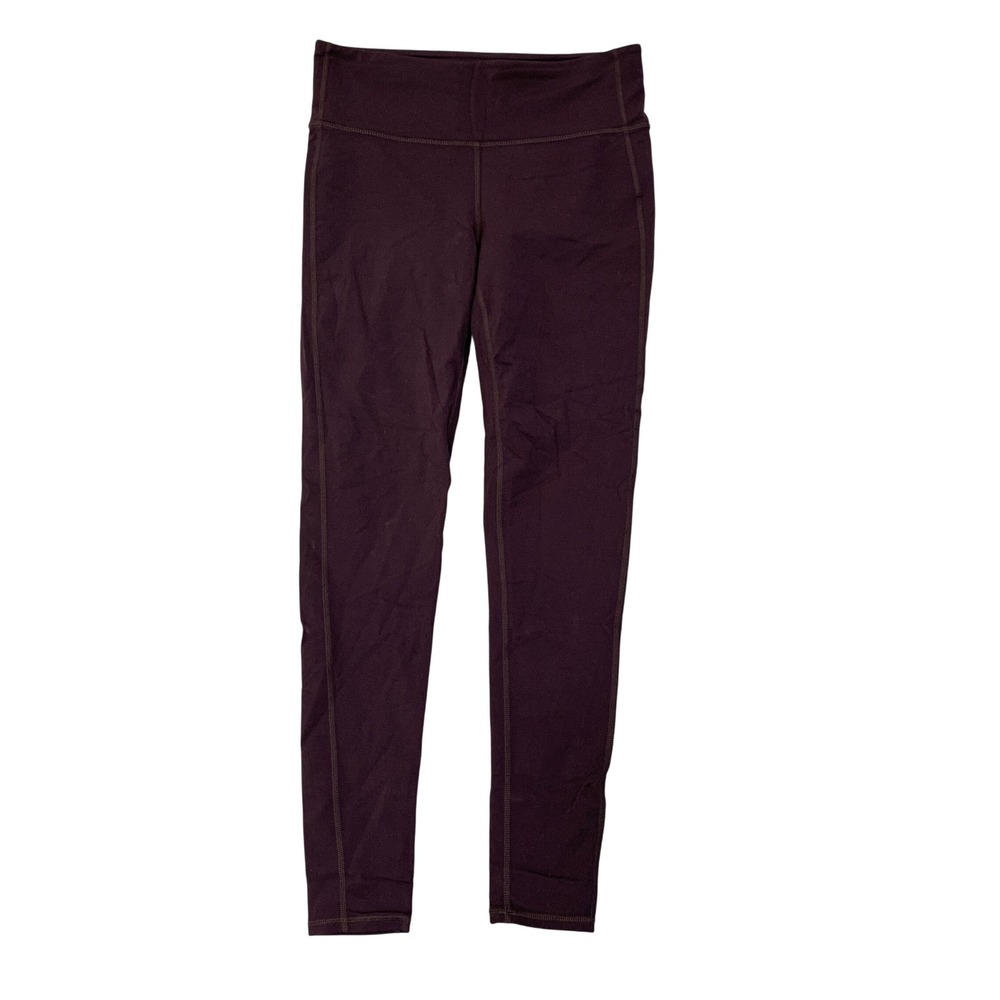 Athleta Women's M Purple Salutation Leggings Supplex Nylon Spandex